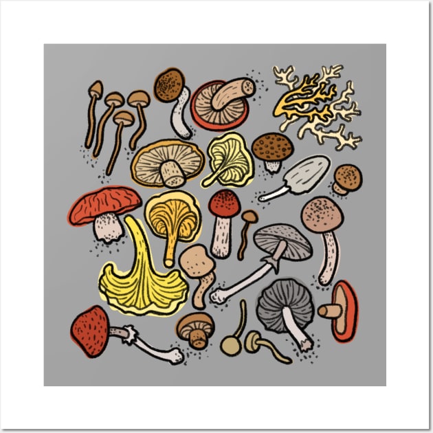 Mushrooms Wall Art by royal_ten